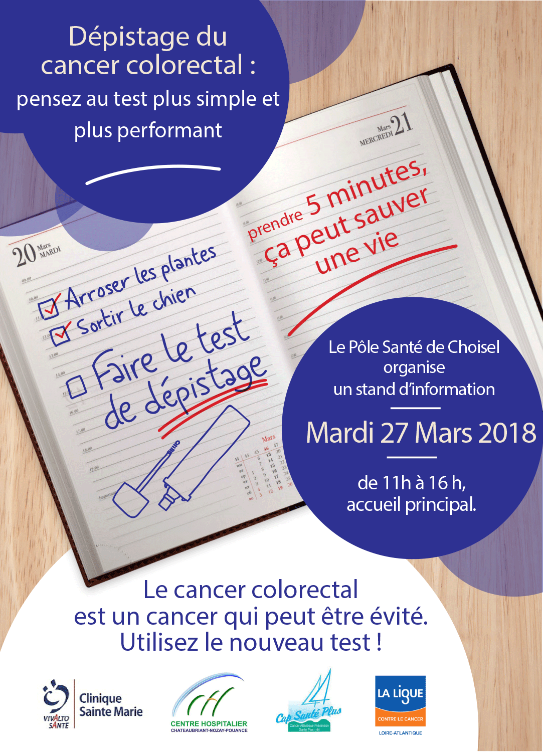 Mars Bleu : parlons du dépistage du cancer colorectal !